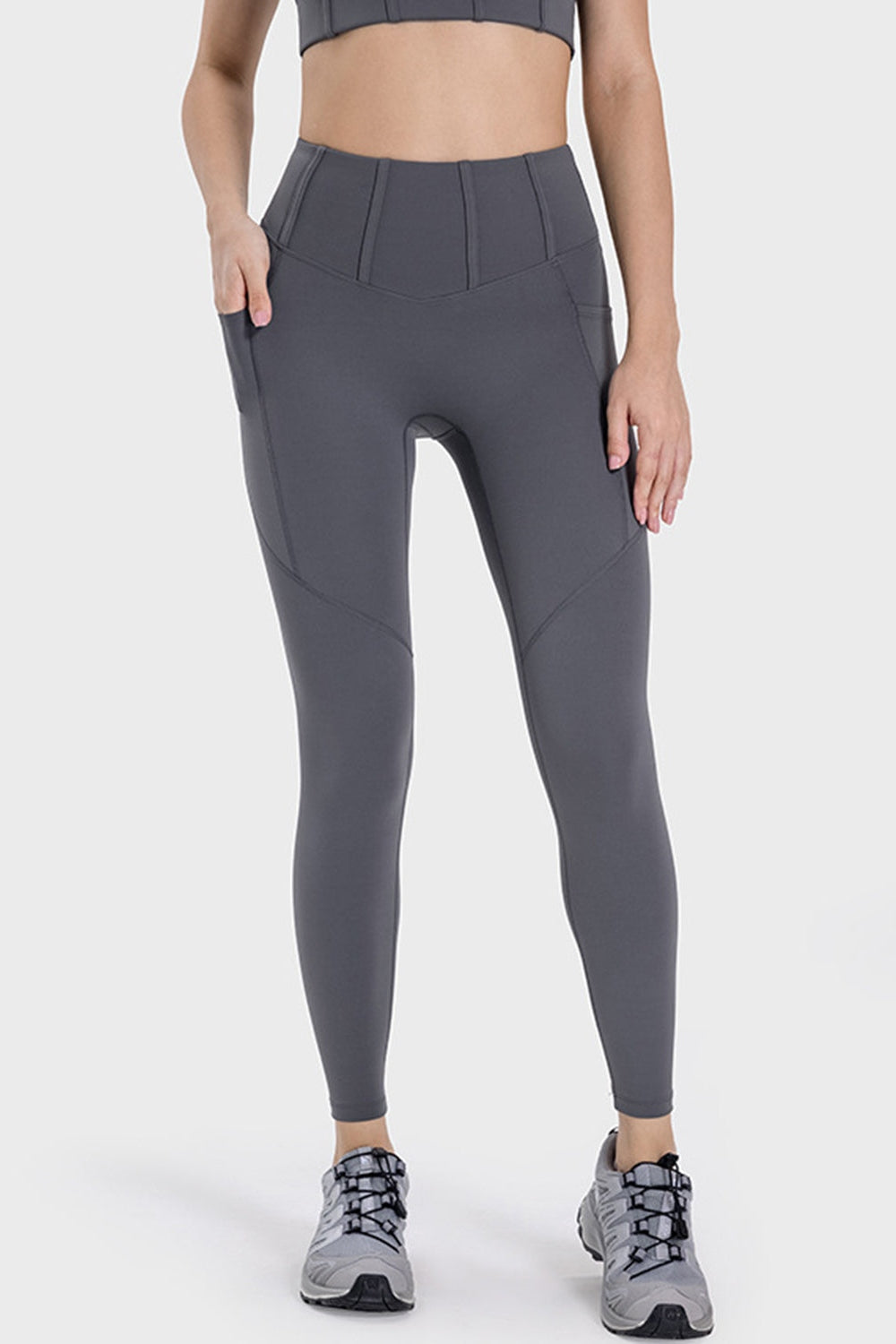 Pocketed High Waist Active Leggings