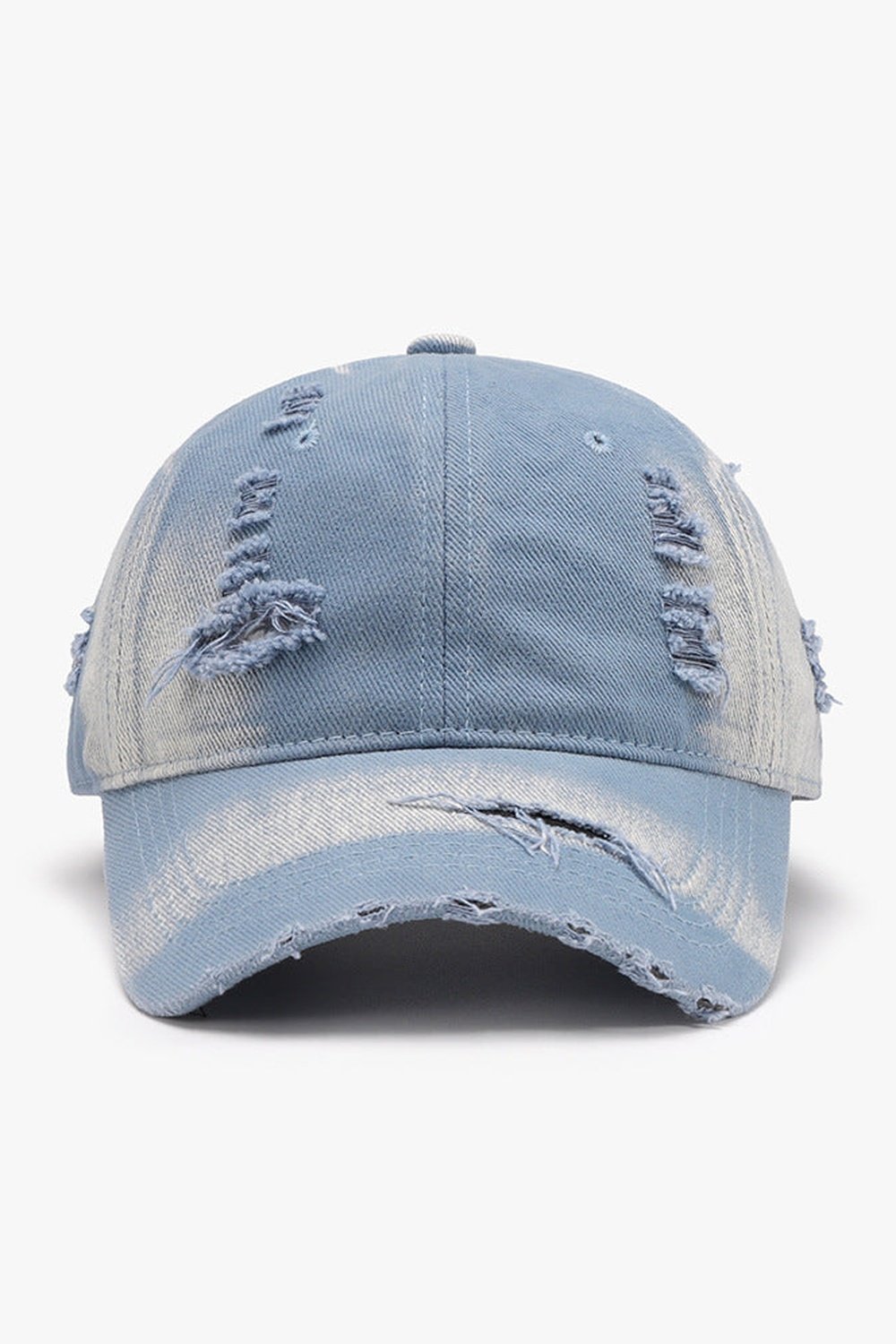 Distressed Adjustable Cotton Baseball Cap