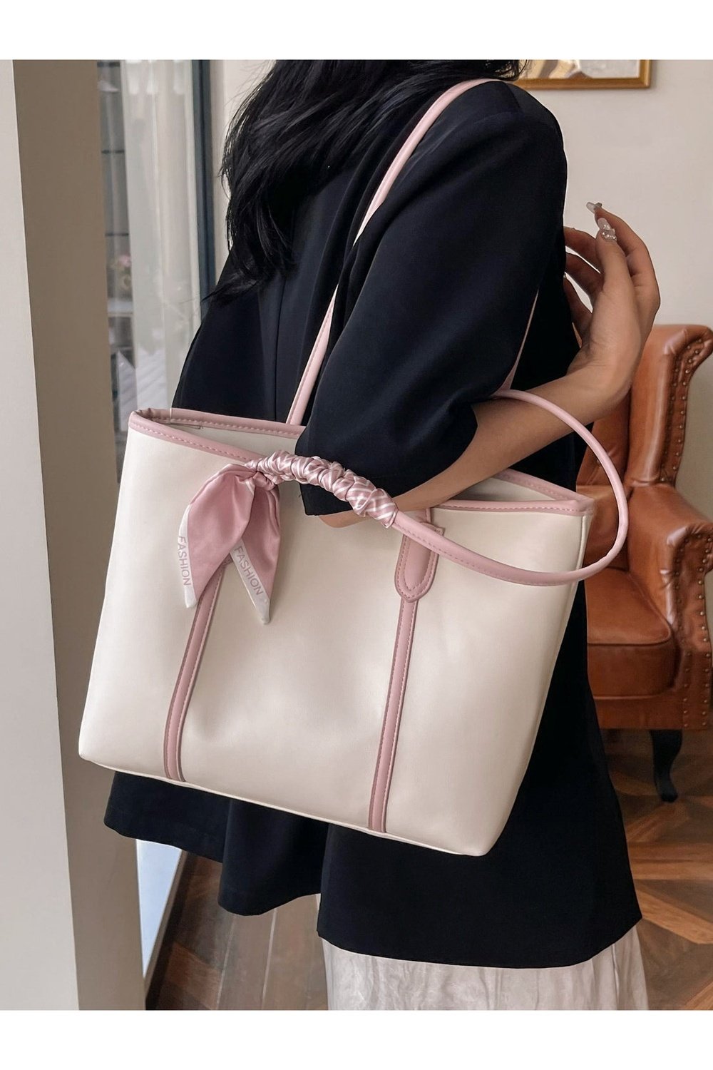 PU Leather Tote Bag