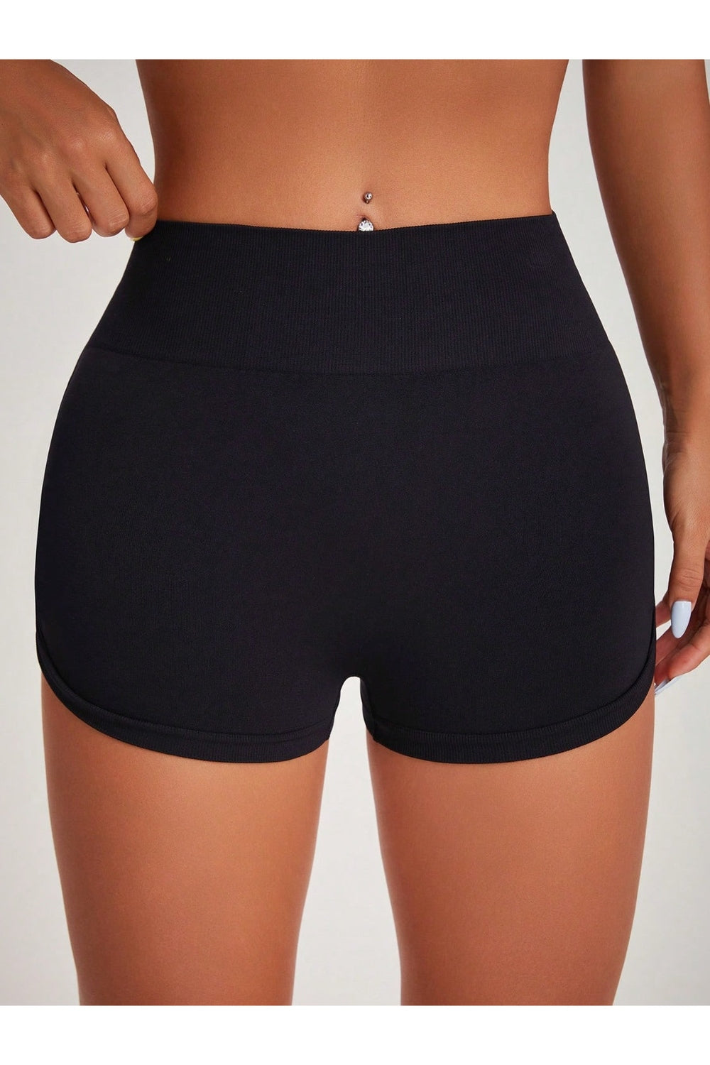 High Waist Active Shorts