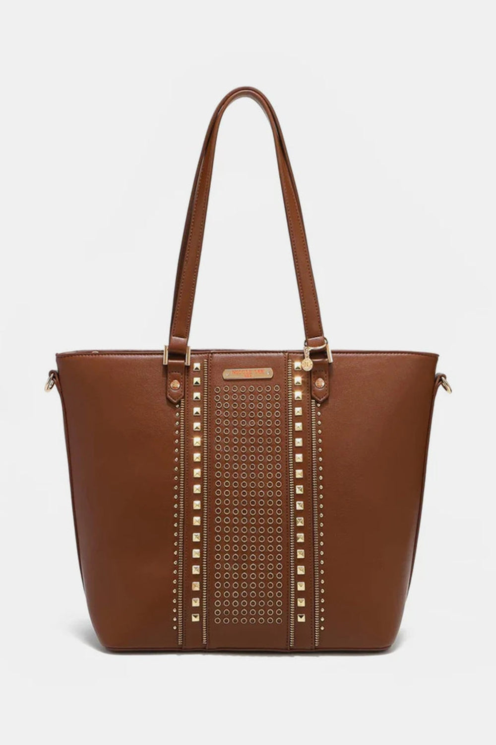 Nicole Lee USA Studded Decor Tote Bag