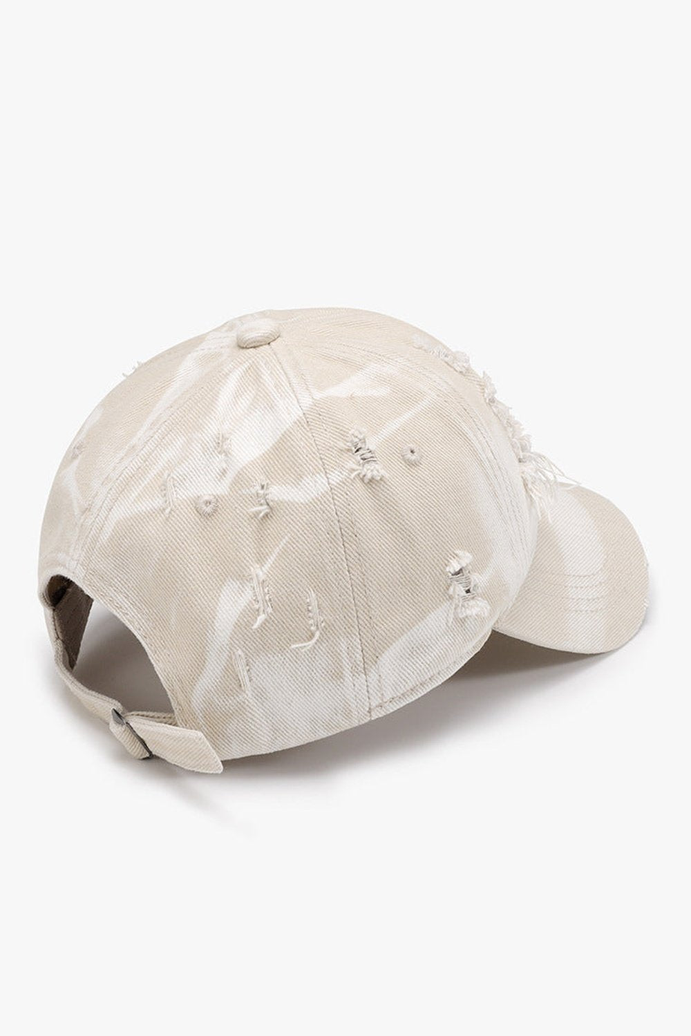 Distressed Adjustable Cotton Baseball Cap