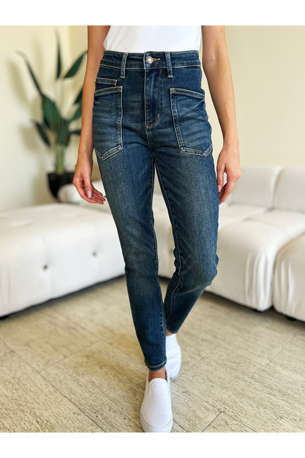 Judy Blue Full Size High Waist Skinny Jeans