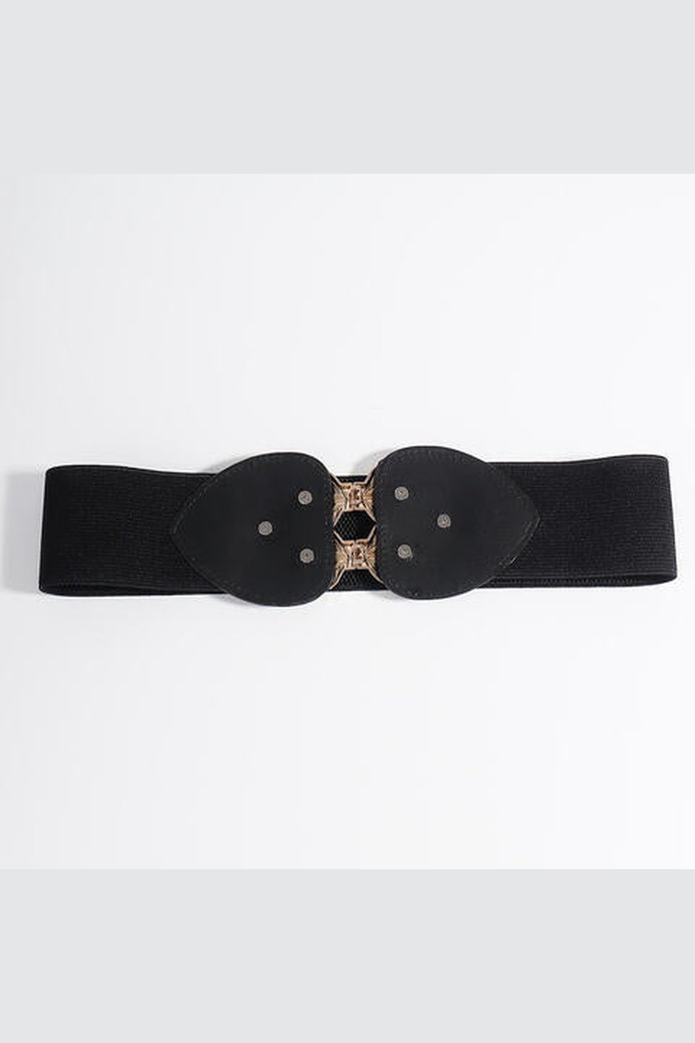 Alloy Leaf Buckle Elastic Belt