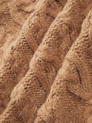 Solid Braided Sweater