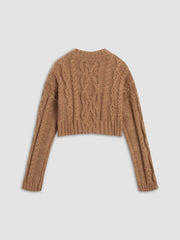 Solid Braided Sweater