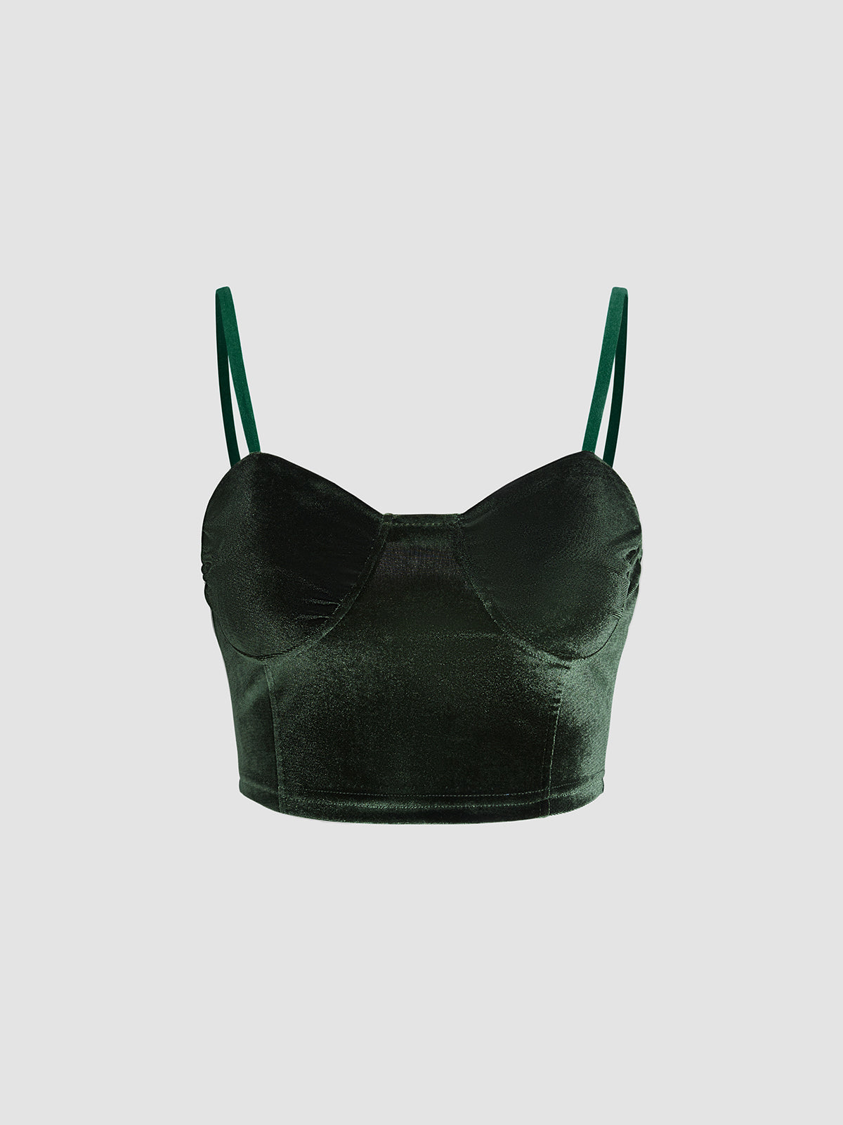 Velvet Adjustable Strap Cami Top