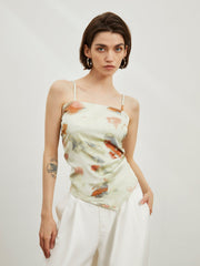 Double Sided Tie Dye Satin Cami Top