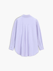 Lavender Button Down Oversized Shirt
