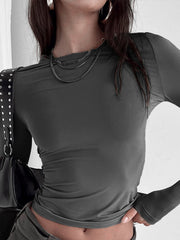 Semi-Sheer Utility Long Sleeve Shirt