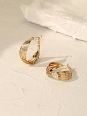 Geometric Metallic Earrings