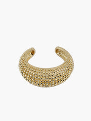 Vintage Hollow Out Beaded Open Bracelet