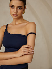 Asymmetrical Plain Cami Top