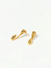 Double Water Drop Stud Earrings