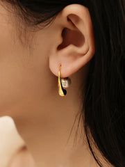 Lantern Shape Pearl Earrings