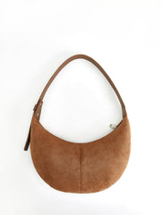 Vintage Soft-Buckle Crescent Bag