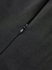 Two Tone Panel Pleated Dress