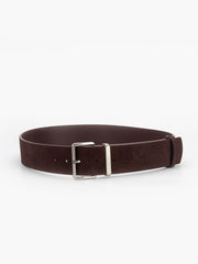 Suede Wide Buckle Belt