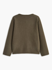 Elegant Button Pockets Cardigan