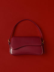 Adjustable Strap Flap Armpit Bag