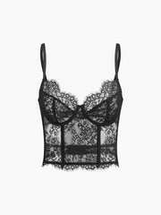 Lace Crop Cami Top