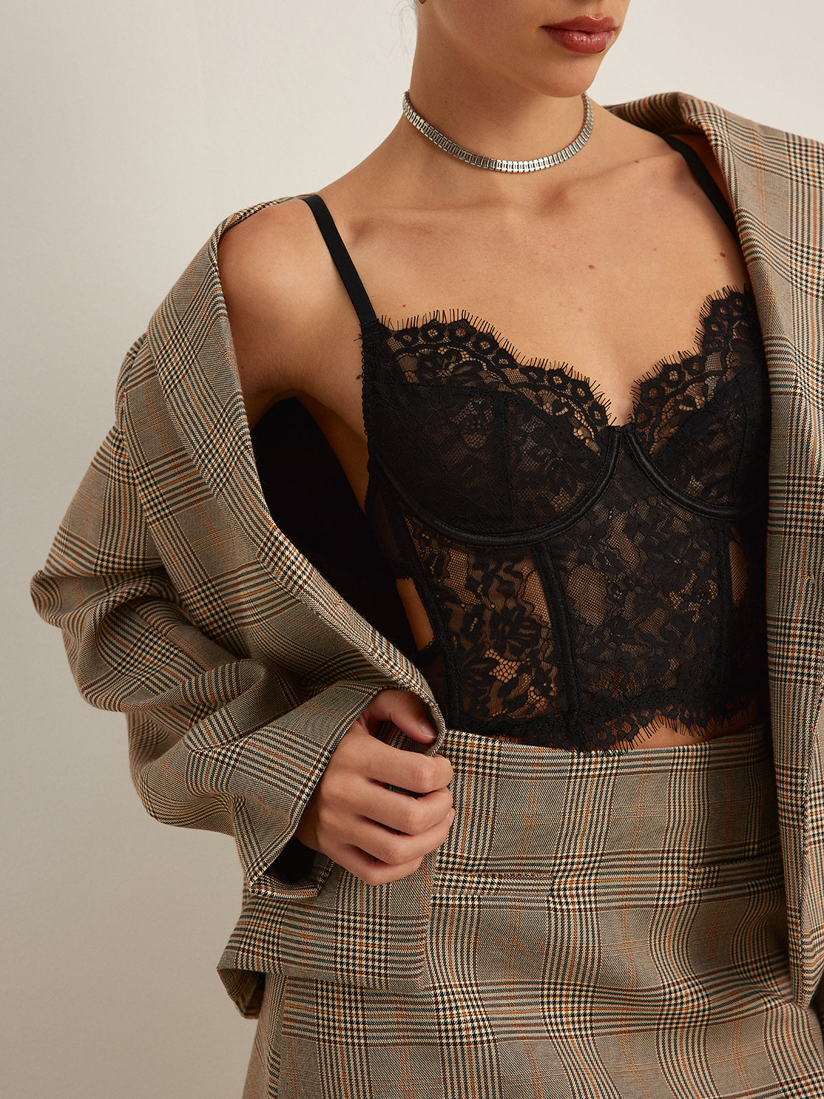 Lace Crop Cami Top