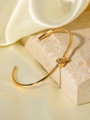 Knotted Open Bracelet