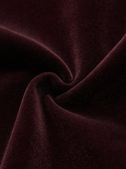 Velvet Lapel Short Blazer