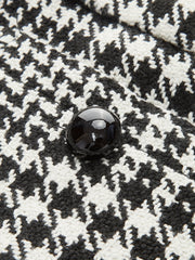 Wool-Blend Checked Mini Skirt