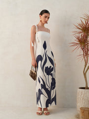 Floral Tie-Back Cami Dress