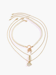 Triple Strand Shell Necklace