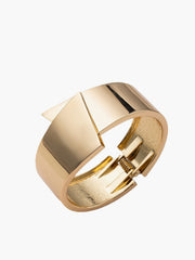 Geometric Metal Cuff Bracelet