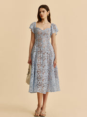 Sweetheart Neck Lace Dress