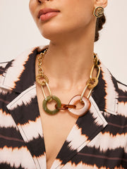Gold-Tone Layered Chain Necklace