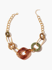 Gold-Tone Layered Chain Necklace