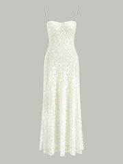 Lace Spaghetti Strap Dress