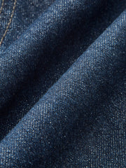 Cotton Mid-Waist Wide-Leg Jeans
