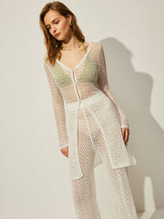 Sheer Knit Cardigan
