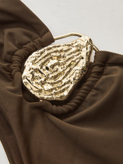 Metal Decor Bikini Set