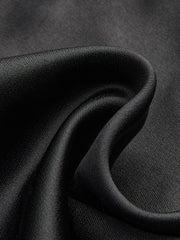 Satin Draped Halter Bodysuit