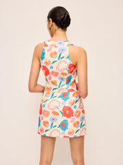 Floral Button Detail Skirt Set