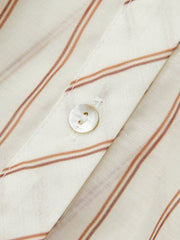 Stripe Cropped Shirt (Semi-Sheer)