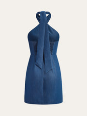 Halter Neck Mini Dress