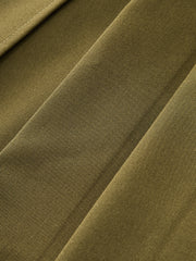 Pocketed Wrap Pleated Skirt