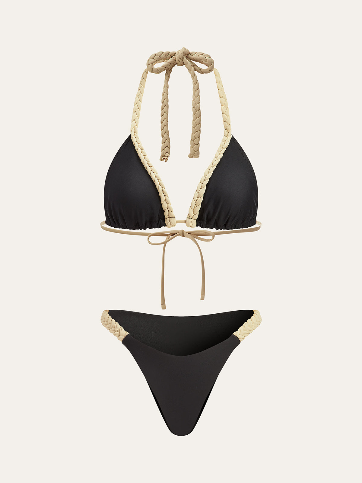 Braided Strap Bikini Set