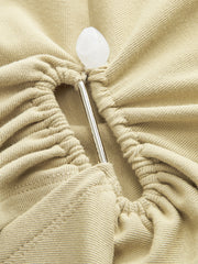 Asymmetrical Ruched Top