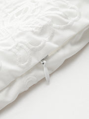 Lace Trim Mid-Waist Shorts