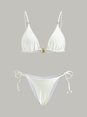 Textured Bikini Set