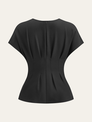 Pleated Waist Top