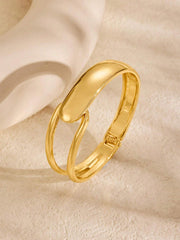 Elegant Gold-Tone Cuff Bracelet
